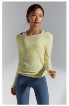 Load image into Gallery viewer, Nora  Scoop Back Long Sleeve Top
