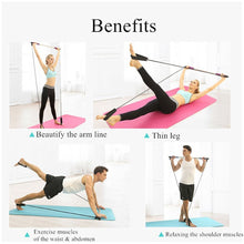 Load image into Gallery viewer, Pilates Bar with Resistance Band
