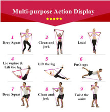 Load image into Gallery viewer, Pilates Bar with Resistance Band
