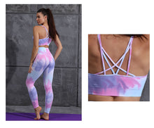 Load image into Gallery viewer, Journey Tie Dye Seamless Yoga Set
