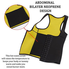 Load image into Gallery viewer, Laura  Neoprene Sauna Waist Training Vest
