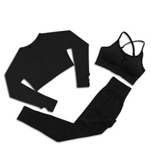 Load image into Gallery viewer, Chloe Seamless 3-Piece Yoga Set
