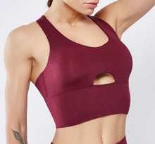 Load image into Gallery viewer, Fiona  Seamless Push Up Support Sports Bra
